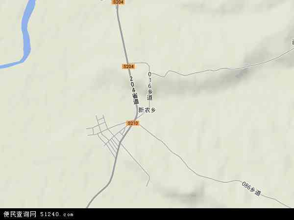 中国吉林省吉林市蛟河市新农地图(卫星地图)图片