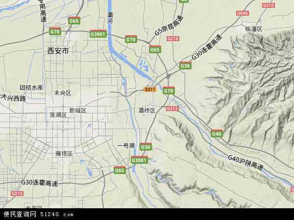  陕西省 西安市 灞桥区 本站收录有:2017灞桥区地图高清版