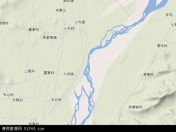中国辽宁省锦州市凌海市大凌河地图(卫星地图)图片