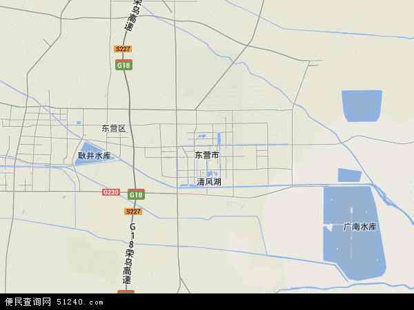 山东省东营市地图(地图)