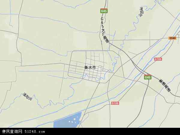 河北省衡水市地图(地图)