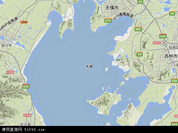 太湖地图 - 太湖卫星地图 - 太湖高清航拍地图 -