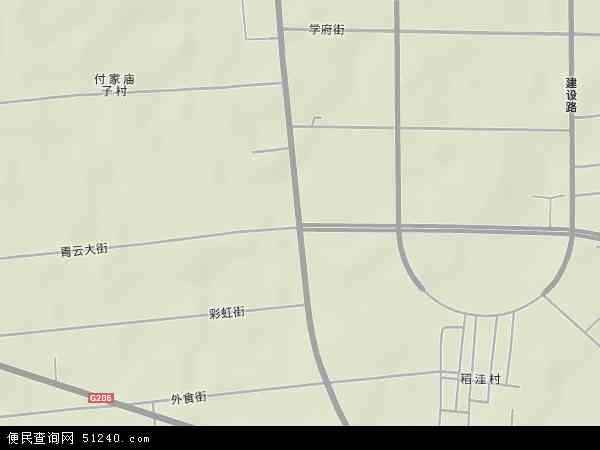 中国山东省潍坊市安丘市新安地图(卫星地图)图片