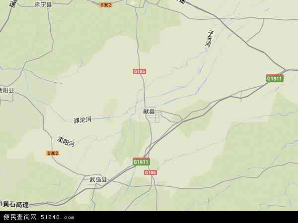献县地图高清版