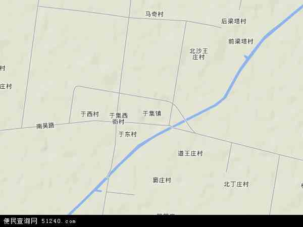 河北省沧州市吴桥县于集镇地图(地图)