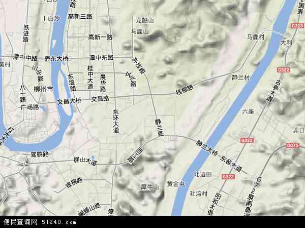 广西壮族柳州市鱼峰区地图(地图)