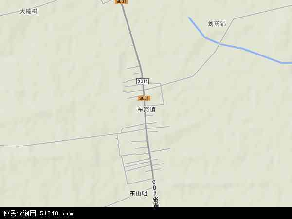 中国吉林省长春市德惠市布海镇地图(卫星地图)图片