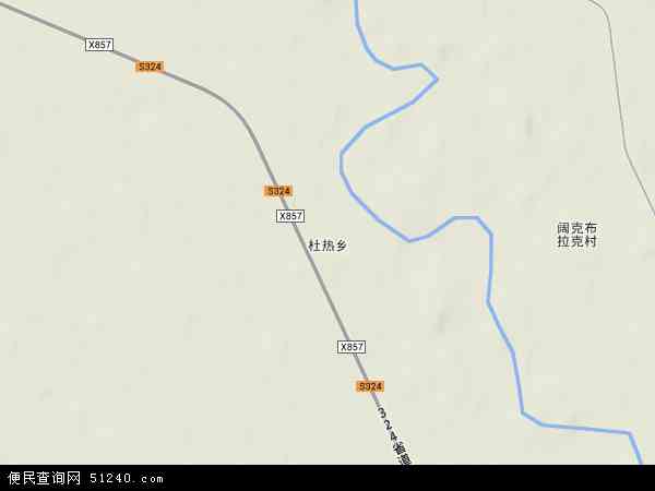富蕴县杜热乡地图图片