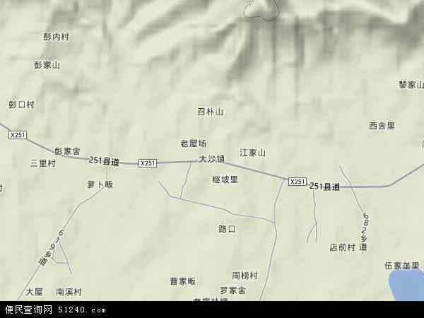 江西省九江市都昌县大沙镇地图(地图)