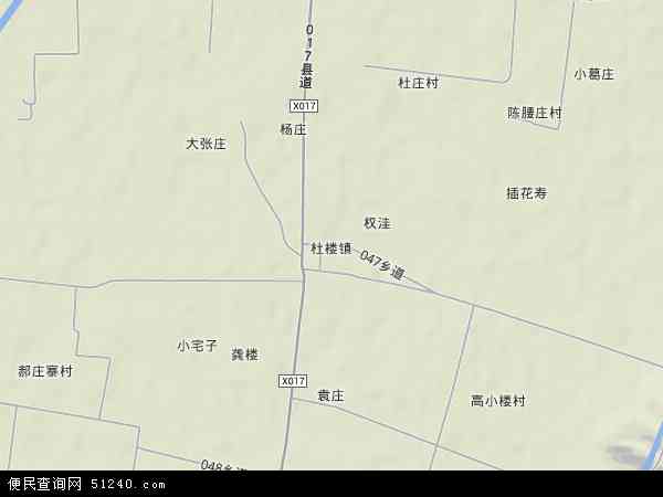 中国安徽省宿州市萧县杜楼镇地图(卫星地图)图片