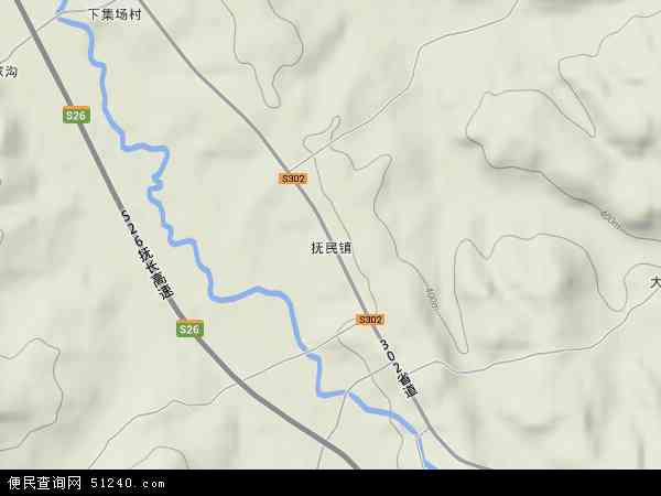 中国吉林省通化市辉南县抚民镇地图(卫星地图)图片