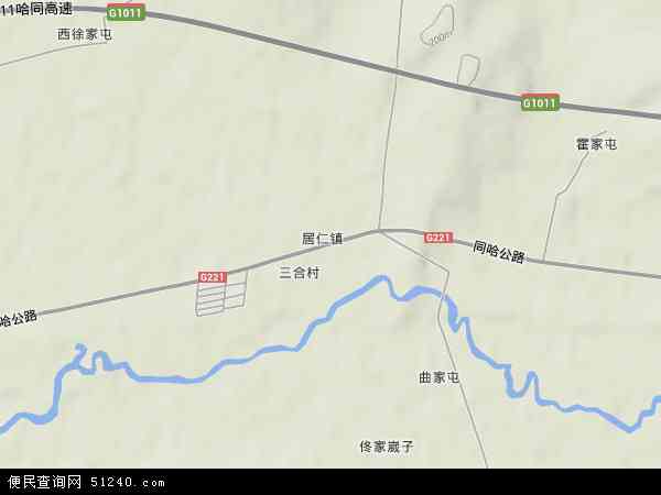 黑龙江省哈尔滨市宾县居仁镇地图(地图)