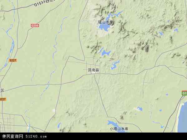 莒南县地图 - 莒南县卫星地图图片