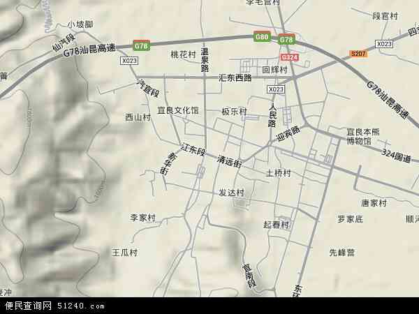 云南省昆明市宜良县匡远地图(地图)