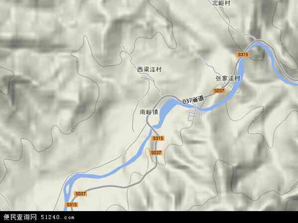 中国河北省石家庄市井陉县南峪镇地图(卫星地图)图片