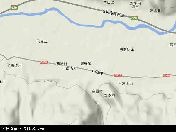 甘肃省 天水 市 甘谷县 磐安镇 地图 ( 地图 )