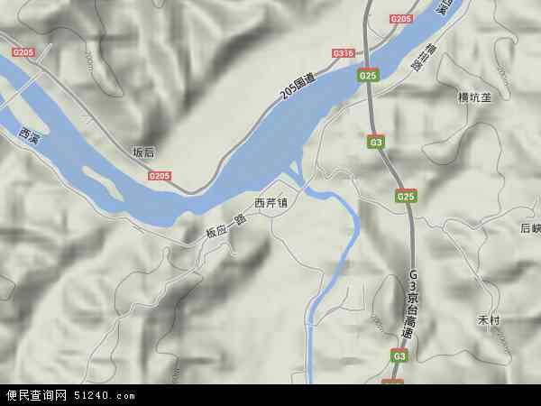 中国福建省南平市延平区西芹镇地图(卫星地图)图片