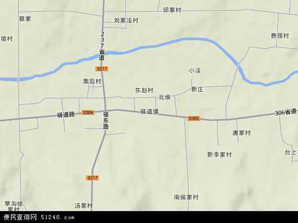山东省烟台市莱州市驿道镇地图(地图)