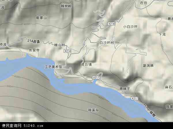 湖北省宜昌阳土县资丘镇地图(地图)
