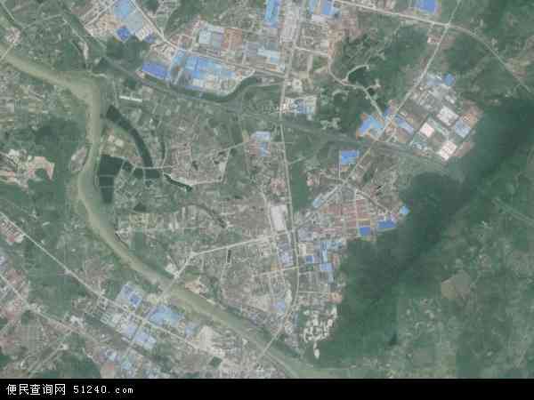 中国浙江省金华市武义县白洋地图(卫星地图)图片