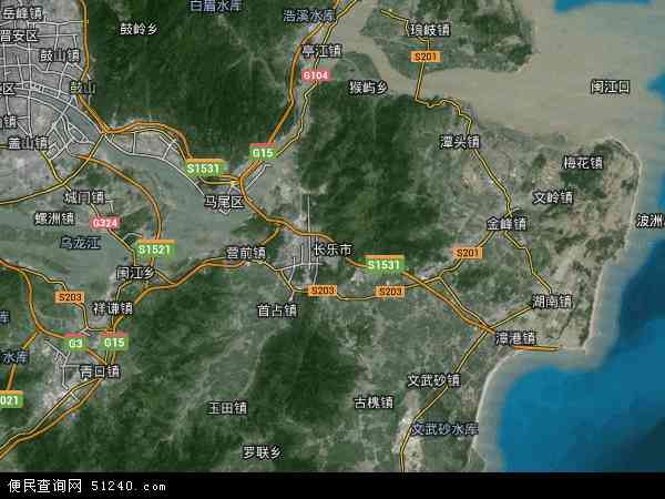 福建省福州乐市地图(地图)