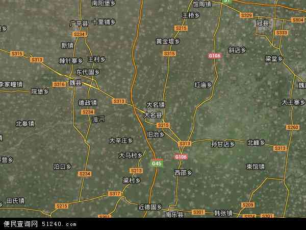 大名县地图 - 大名县卫星地图 - 大名县高清航拍