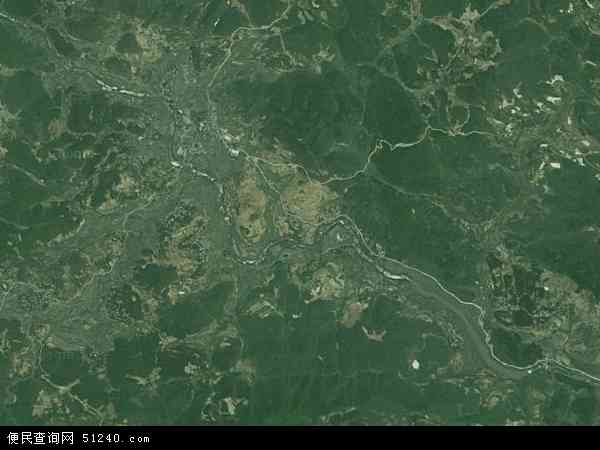中国贵州省黔南布依族苗族自治州福泉市地松镇地图(卫星地图)图片