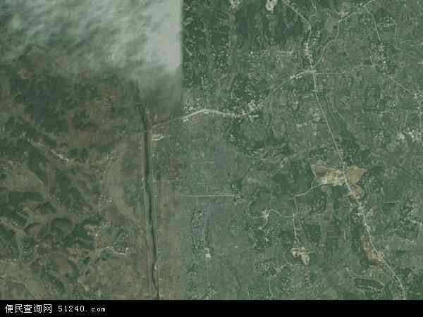 中国安徽省安庆市宿松县二郎镇地图(卫星地图)图片