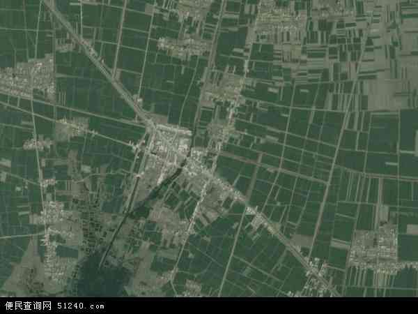 中国安徽省蚌埠市怀远县淝河乡地图(卫星地图)图片