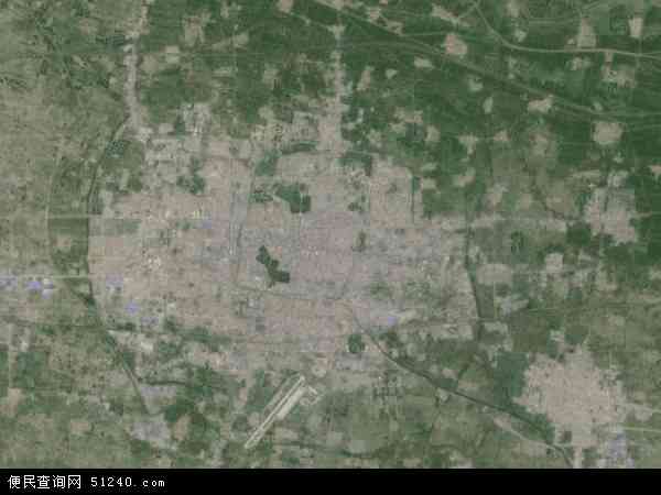 中国河南省开封市鼓楼区地图(卫星地图)