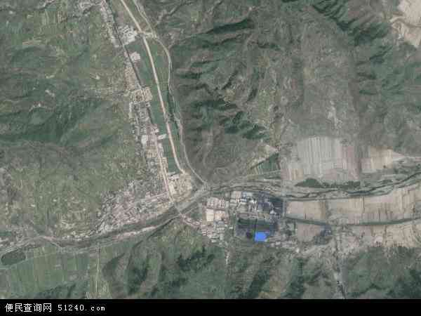 中国山西省长治市沁源县郭道镇地图(卫星地图)图片