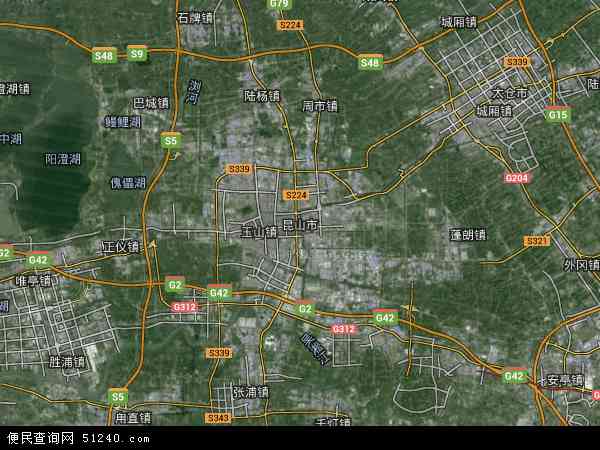 江苏省苏州市昆山市地图( 地图 )