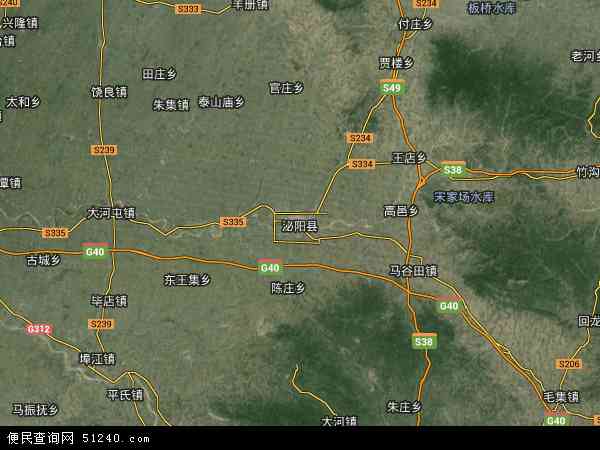 河南省驻马店市泌阳县地图(地图)