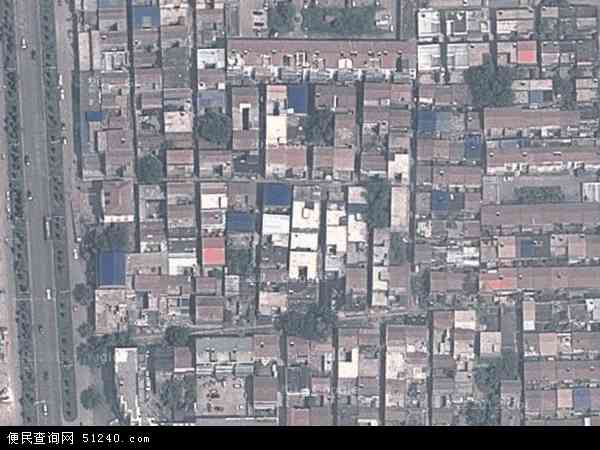 中国河南省商丘市梁园区前进地图(卫星地图)图片