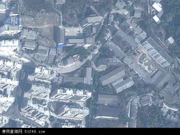 中国湖南省株洲市芦淞区庆云地图(卫星地图)图片