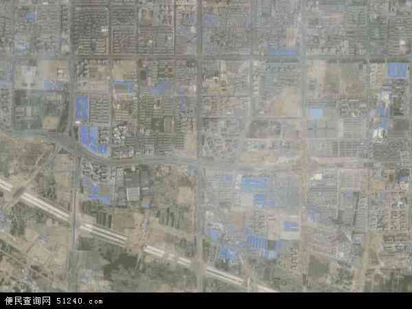 中国河南省郑州市二七区嵩山路地图(卫星地图)图片