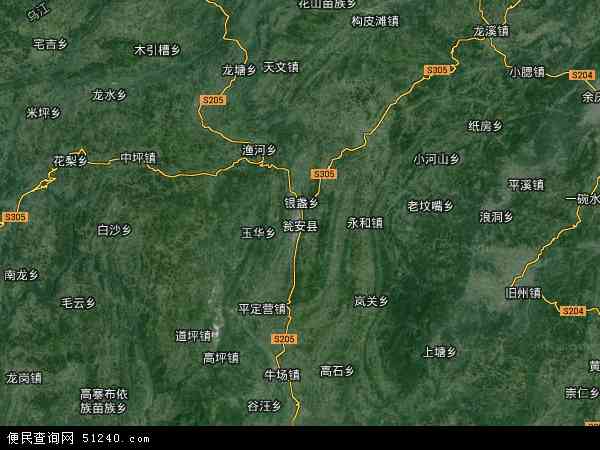 贵州省黔南布依族苗族州瓮安县地图(地图)