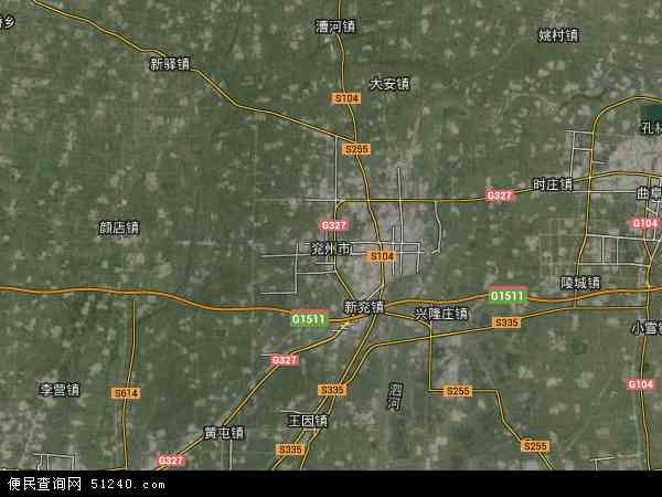 兖州市地图 - 兖州市卫星地图 - 兖州市高清航拍