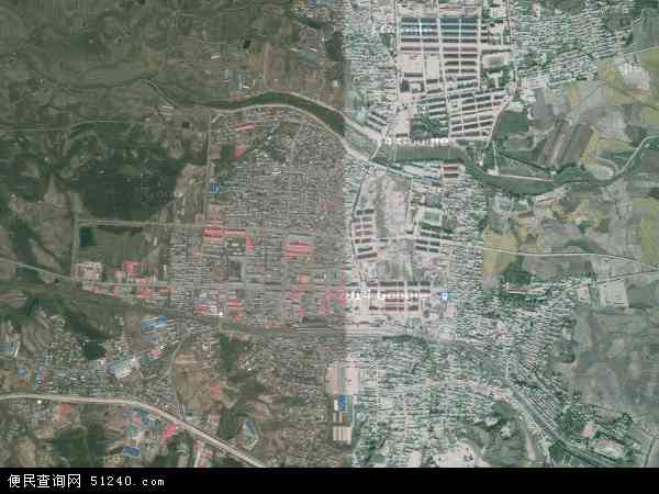 中国黑龙江省哈尔滨市尚志市亚布力镇地图(卫星地图)图片