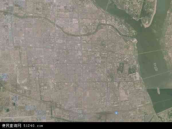 中国山东省临沂市兰山区银雀山地图(卫星地图)