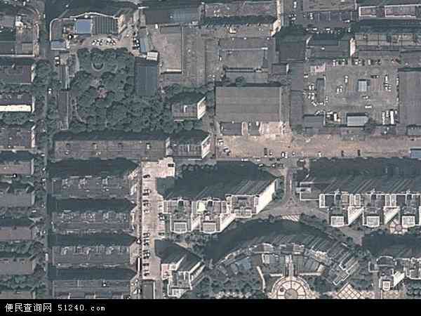 中国湖南省长沙市雨花区左家塘地图(卫星地图