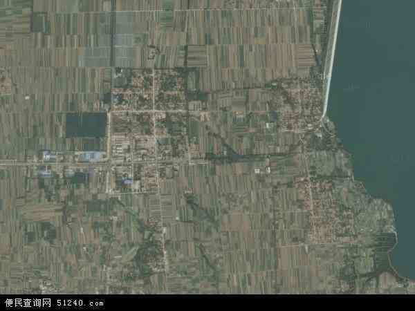 中国山东省潍坊市坊子区赵戈镇地图(卫星地图)图片