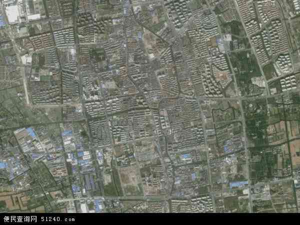 中国上海市浦东新区周浦镇地图(卫星地图)