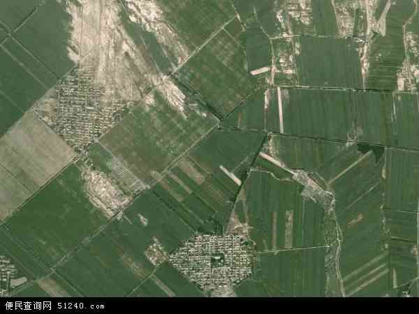 中国新疆维吾尔自治区塔城地区沙湾县大泉乡地图(卫星地图)图片