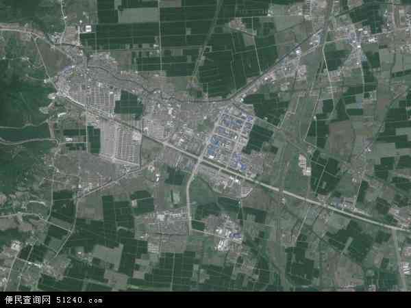 中国浙江省宁波市鄞州区横街镇地图(卫星地图