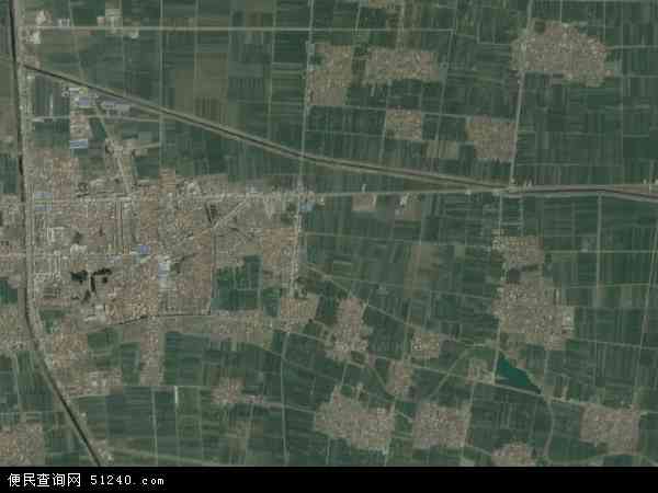 中国河南省周口市商水县老城地图(卫星地图)