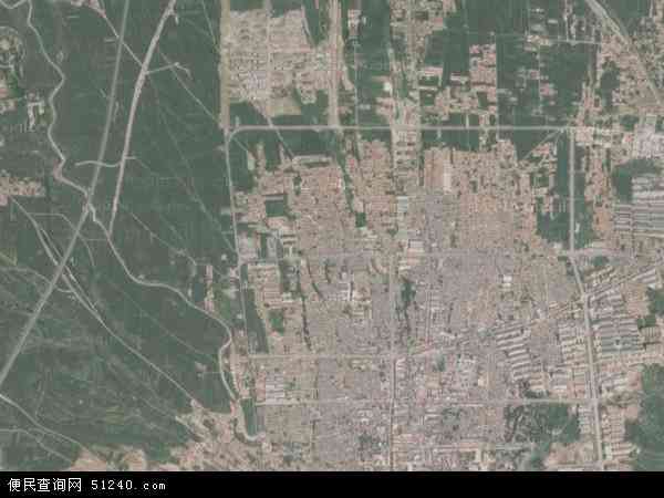 中国河北省保定市涞源县涞源镇地图(卫星地图)