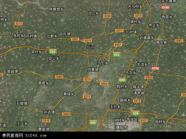 内黄县地图 - 内黄县卫星地图 - 内黄县高清航拍