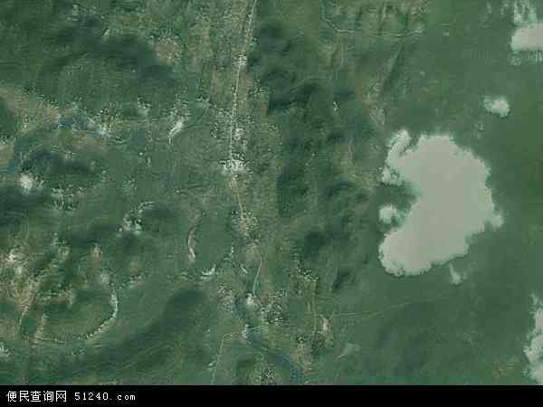 中国广西壮族自治区来宾市兴宾区七洞乡地图(卫星地图)