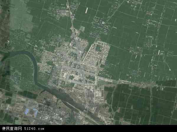 中国安徽省宿州市埇桥区蕲县镇地图(卫星地图